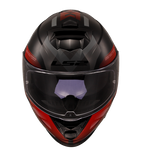 LS2 FF800 Storm II Kronos Red Grey Gloss (D Ring) Helmet