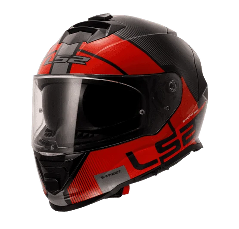 LS2 FF800 Epic Red Grey Helmet