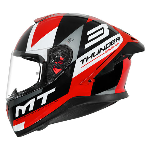 MT Thunder3 Pro Calipso Gloss Red Helmet