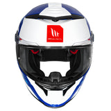 MT Thunder4 Ergo Gloss Blue Helmet