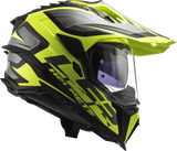 LS2 MX701 Explorer Alter - Matt Black Yellow - Helmet