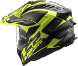 LS2 MX701 Explorer Alter - Matt Black Yellow - Helmet