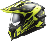 LS2 MX701 Explorer Alter - Matt Black Yellow - Helmet