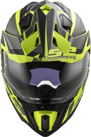 ls2 explorer alter helmet LS2 MX701 Explorer Alter - Matt Black Yellow