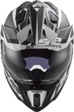 LS2 MX701 Explorer Alter - Matt Black White - Helmet