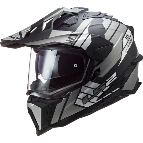 LS2 MX701 Explorer Atlantis - Black Titanium Matte - Helmet