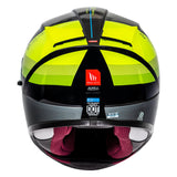 MT Blade2 Frequency Gloss Fluorescent Yellow Helmet