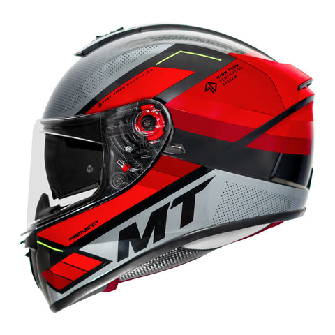 MT Blade2 Frequency Gloss Fluorescent Red Helmet