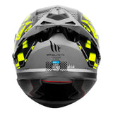 MT Thunder3 Pro Isle of Man Gloss Fluorescent Yellow Helmet