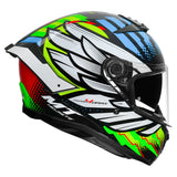 MT Thunder4 Drax Gloss Blue Helmet