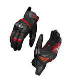 Rynox Tornado Pro 5 Gloves Hi-Viz Black Red