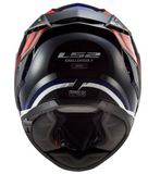 LS2 FF327 Challenger Propeller Gloss Black Red Blue Helmet