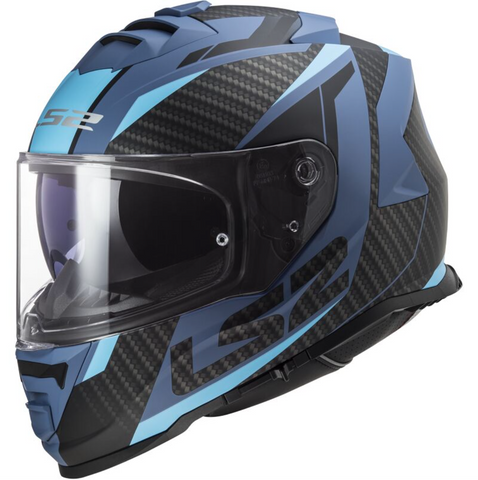 LS2 FF800 Storm II Racer Blue Black Matt Helmet