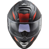 LS2 FF800 Storm II Racer Titanium Fluro Orange Matt Helmet