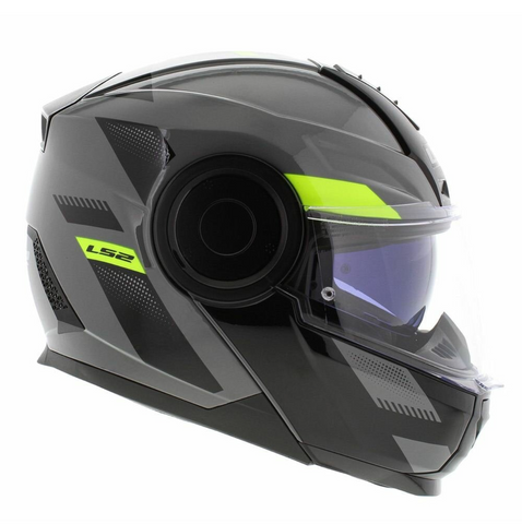 LS2 FF902 Scope MAX Gloss Nardo Grey Hi Viz Yellow Helmet