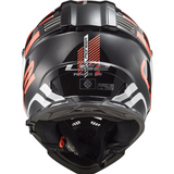 LS2 MX436 Pioneer Evo Adventurer Gloss Black White Helmet
