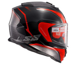 LS2 FF800 Storm II Classy Black Red Gloss Helmet