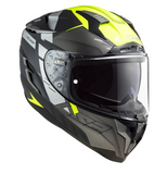 LS2 FF327 Challenger Allert Titanium - HV Yellow Matte - Helmet