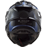 LS2 MX701 Explorer Carbon Focus - Blue White Red Gloss - Helmet