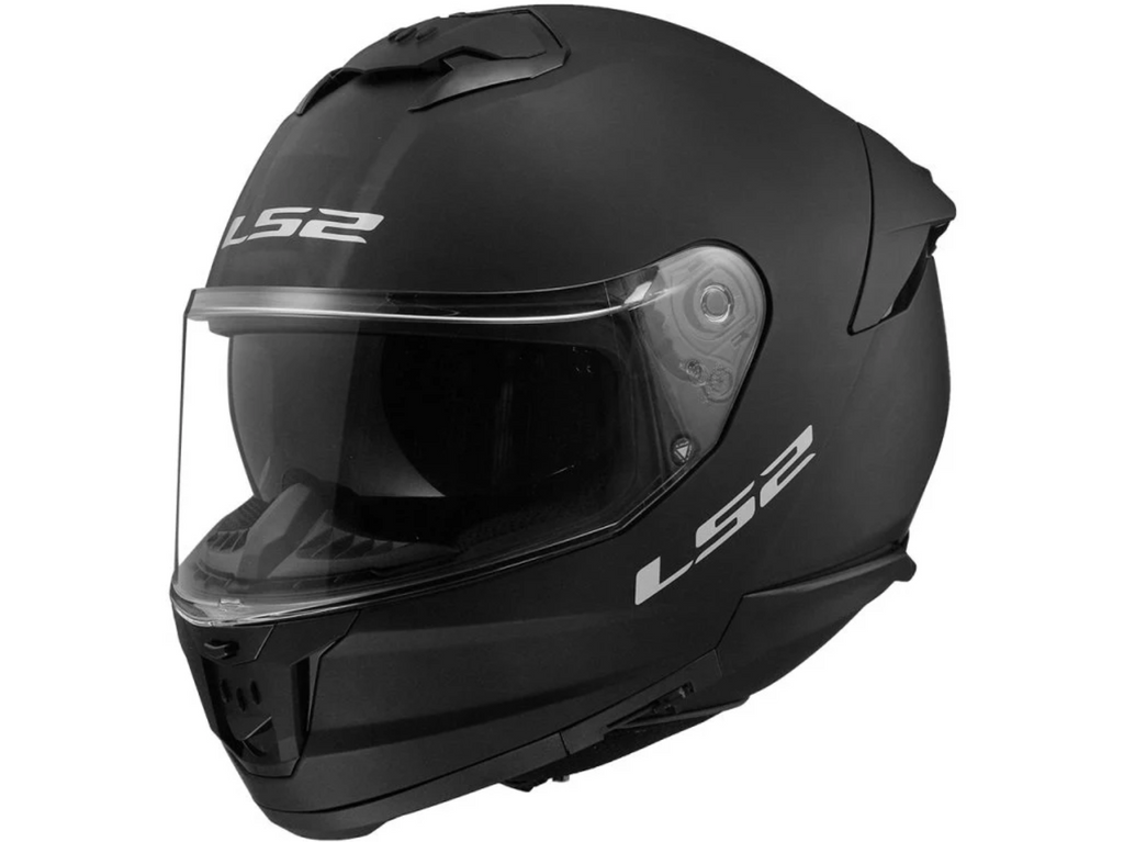 LS2 Stream II Solid Black Matt (D Ring) Helmet – LazyAssBikers