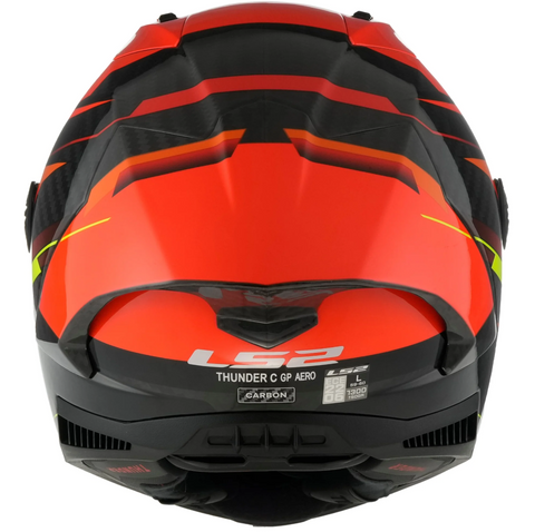 ls2 ff805 thunder gp aero helmet LS2 FF805 Thunder GP Aero Fire Gloss Red Carbon Helmet – LazyAssBikers