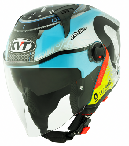 KYT D-City Open Face Foggia Misano 2022 Replica Gloss