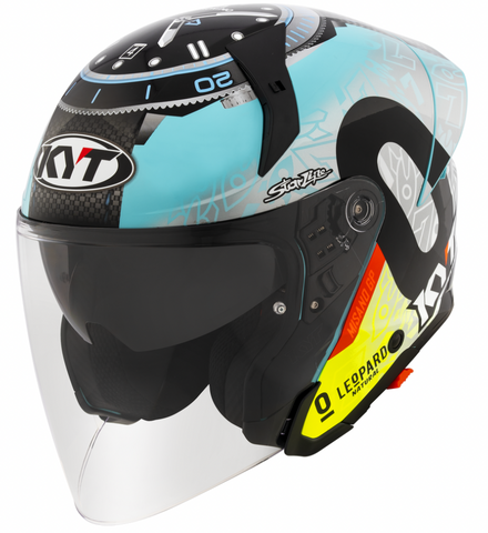 KYT TTR Jet Open Face Foggia Misano 2022 Replica Gloss