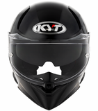 KYT R2R Pro Plain Gloss Black Helmet
