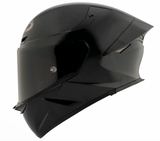 KYT TT-REVO Plain Gloss Black Helmet