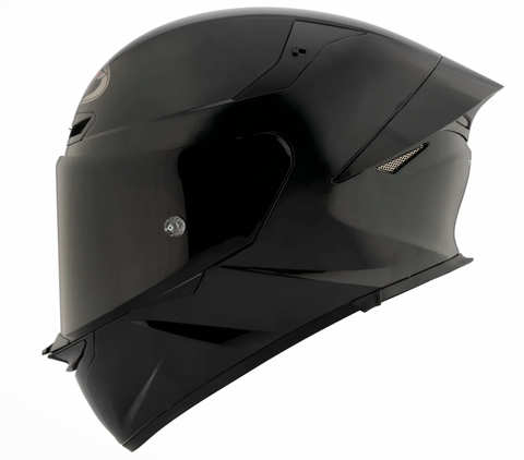 KYT TT-REVO Plain Gloss Black Helmet