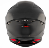 KYT TT-REVO Plain Gloss Black Helmet