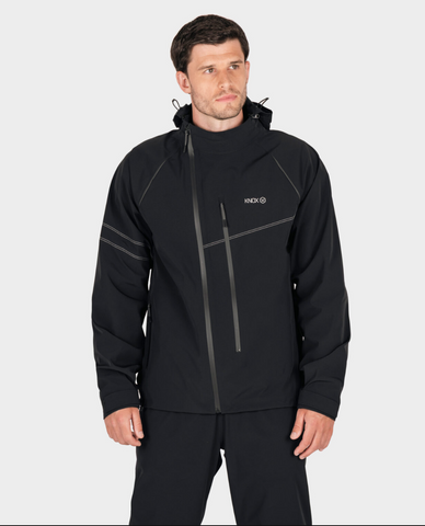 Knox Impass Men's Waterproof Shell – Black
