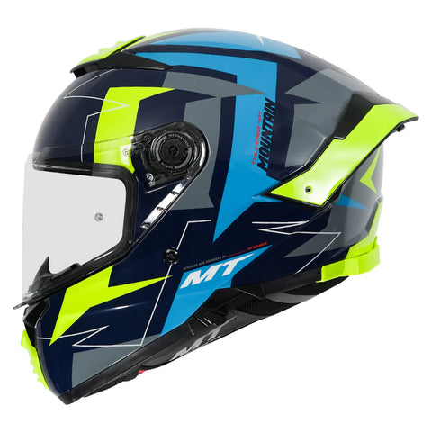 MT Thunder4 Mountain Gloss Blue Helmet