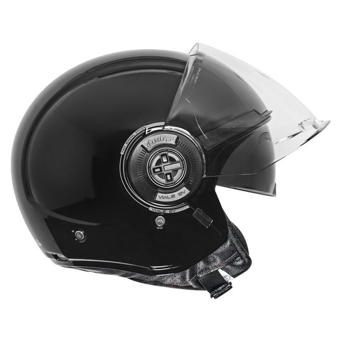 MT Viale Solid Gloss Black Helmet