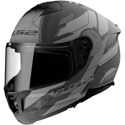 ls2 full face helmet ff320 LS2 FF320 Stream II Shadow Matt Titanium Grey – LazyAssBikers