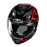 HJC F71 Carbon Nevio MC1 Black Red