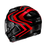 HJC F71 Carbon Nevio MC1 Black Red