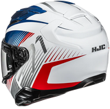 HJC F71 Catos MC21 Gloss White Red Blue