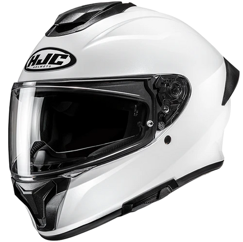 HJC C71 Solid Gloss Pearl White