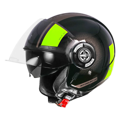 MT Viale Phantom Fluorescent Yellow Helmet