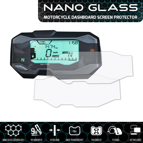 Speedo Angels BMW G310R/GS 2017+ Nano Glass Dashboard Screen Protector (2 x Ultra-Clear)