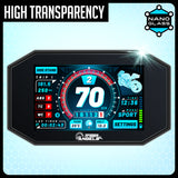 Speedo Angels Triumph Tiger 1200 GT (Pro/Explorer) / Rally (Pro/Explorer) 2022+ / Tiger 900 Rally (Pro) / GT (Pro) 2024+ Nano Glass Dashboard Screen Protector (2 x Ultra-Clear) (SATR21NG2)