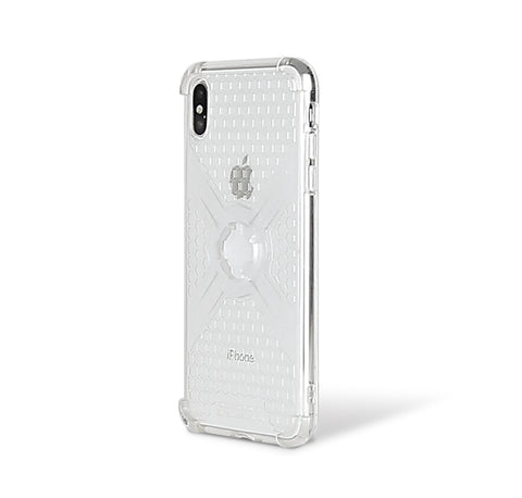 Cube-Intuitive IPhone XS MAX X-Guard, Clear Bones Infinity mount Cover