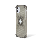 Cube-Intuitive iPhone 11/XR X-Guard, Clear Grey Bones Infinity mount Cover. (MA15-0018)