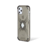 Cube-Intuitive iPhone 11 Pro/X/XS X-Guard, Clear Grey Bones Infinity mount Cover. (MA16-0018)