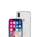 Cube-Intuitive iPhone X/XS X-Guard, Clear Bones Infinity mount Cover (MA12-0008)