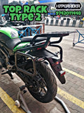 HyperRider Top Rack Type 2 + Pannier Stay for Dominar 400