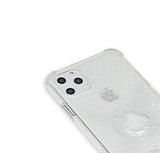 Cube-Intuitive iPhone 11 Pro Max/XS Max X-Guard, Clear Grey Bones Infinity mount Cover. (MA17-0018)