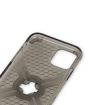 Cube-Intuitive iPhone 11/XR X-Guard, Clear Grey Bones Infinity mount Cover. (MA15-0018)