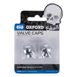 Oxford Skeleton Valve Caps Silver (OX766)